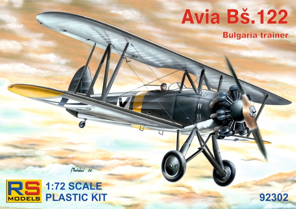 1/72 Avia Bš.122 Bulgarian Trainer (2x camo)