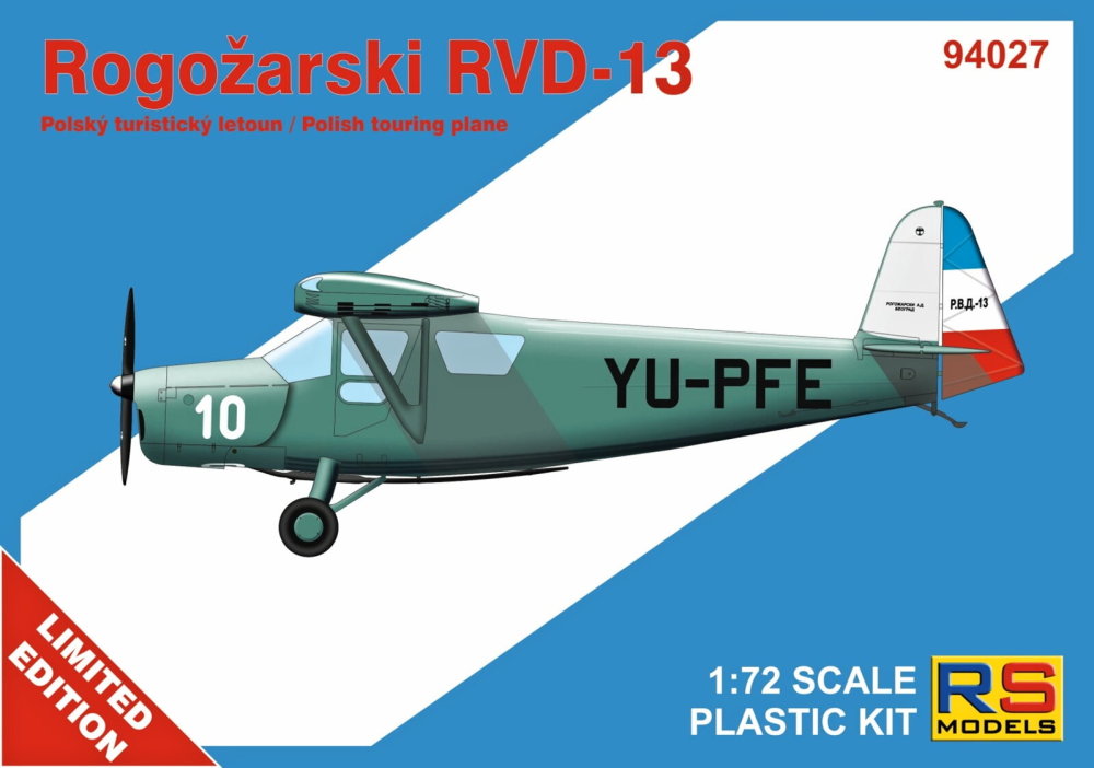 1/72 Rogožarski RVD-13 (4x camo)