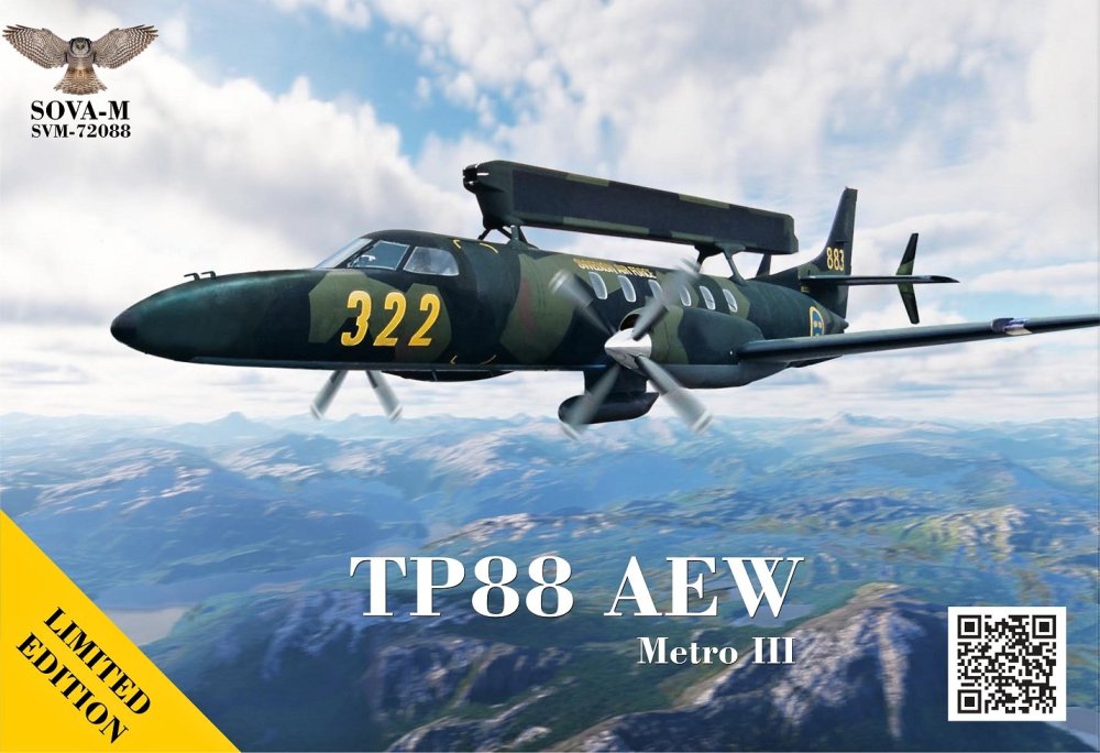 1/72 TP-88 AEW Metro III (Swedish A.F.)