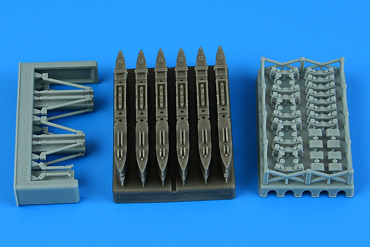 1/48 Mil Mi-8MT/Mi17 Hip pylons (AMK/ANNETRA)