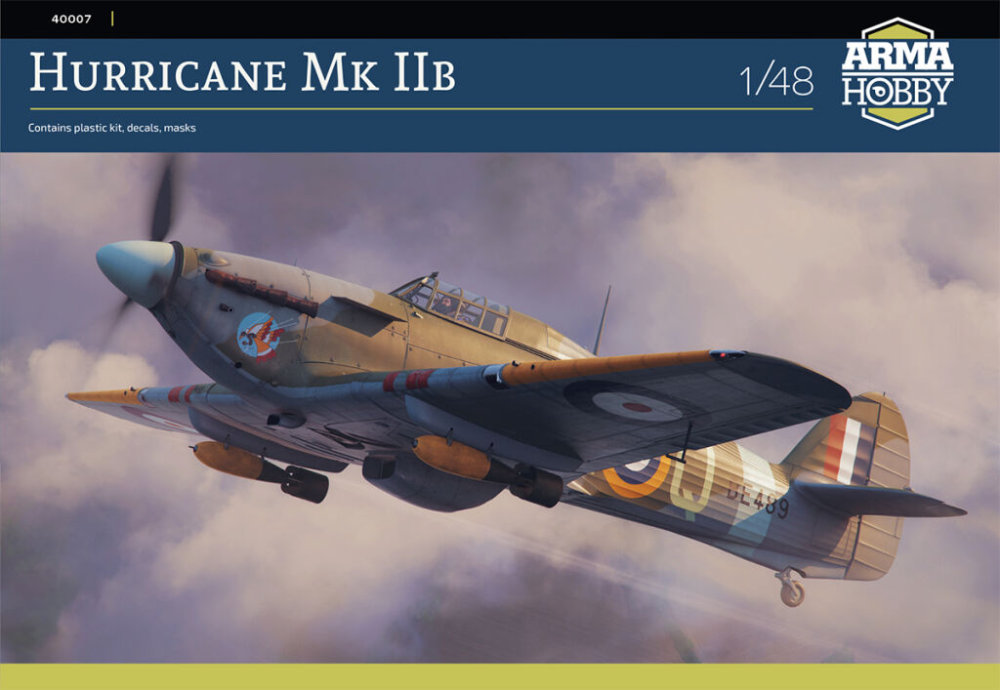 1/48 Hurricane Mk IIb (3x camo) re-issue