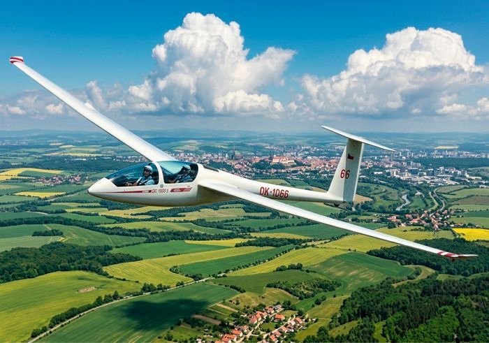 1/144 DG-1000 German two-seat glider (plastic kit)