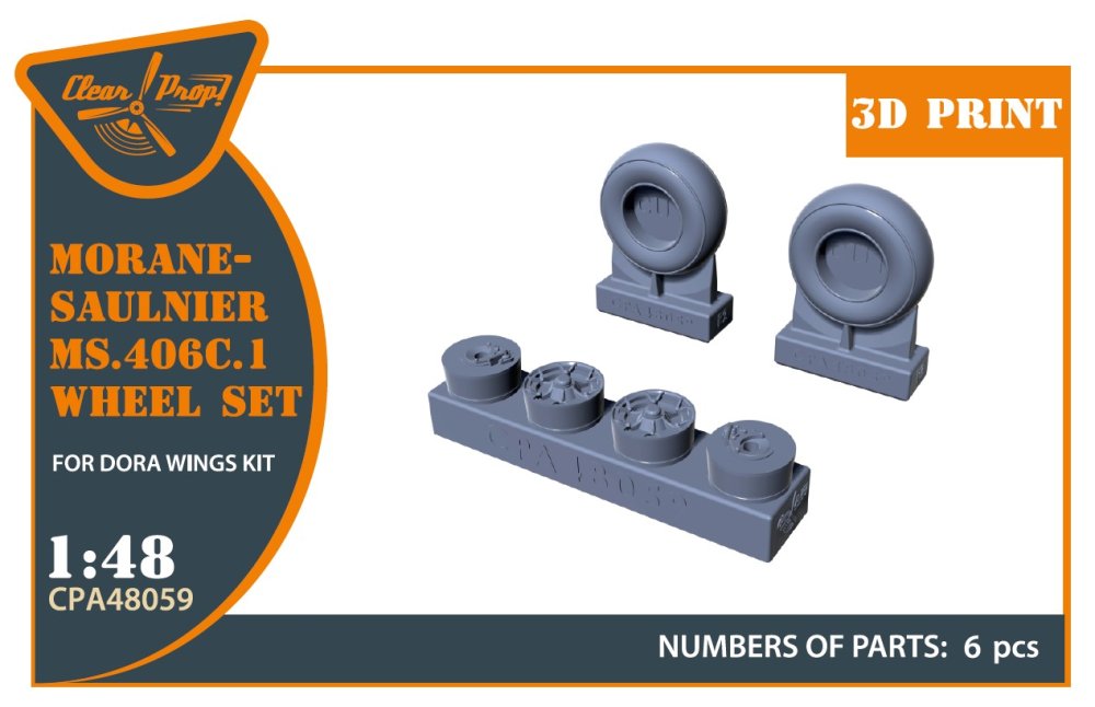 1/48 Morane-Saulnier wheels set (DORA W.)
