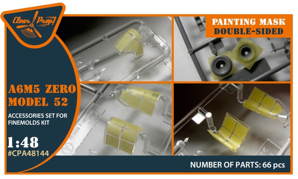 1/48 A6M5a Model 52 double-sided paint.mask (FINE)