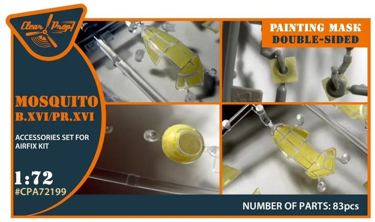 1/72 Mosquito B.XVI/PRXVI painting mask (AIRF)
