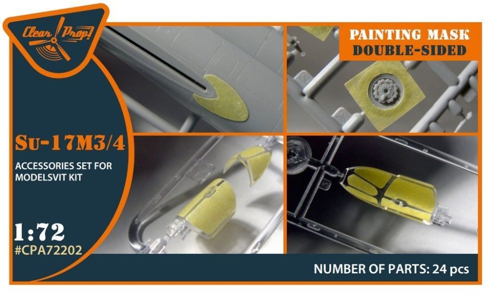 1/72 Su-17M3/4 double-sided painting mask (MSVIT)