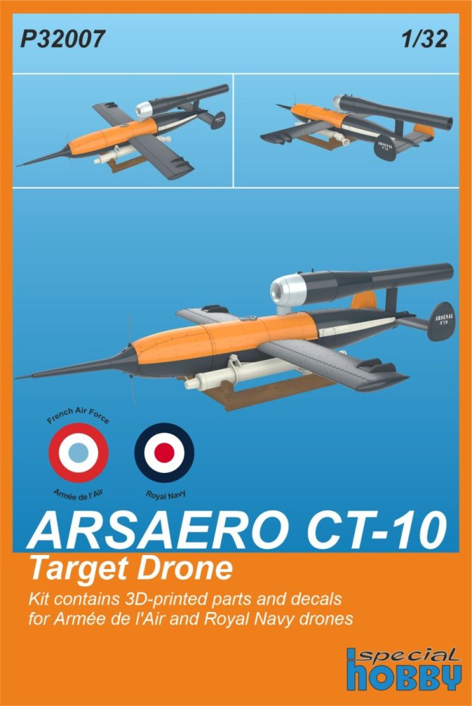 1/32 ARSAERO CT-10 Target Drone (2x camo)