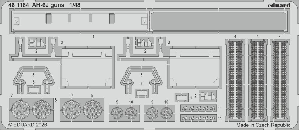 SET AH-6J guns (ICM)