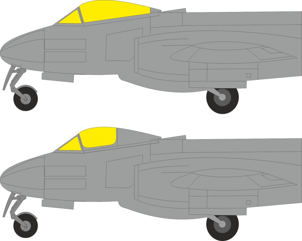Mask 1/32 Meteor F.8 (REV)