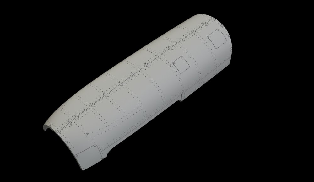 BRASSIN 1/32 P-51B/C top cowling PRINT (EDU)