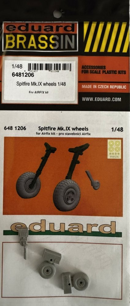 BRASSIN 1/48 Spitfire Mk.IX wheels (AIRF)