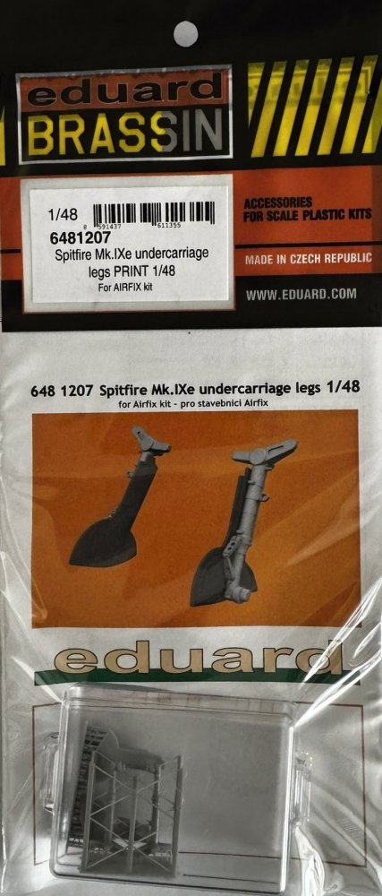BRASSIN 1/48 Spitfire Mk.IXe undercarr.legs (AIRF)