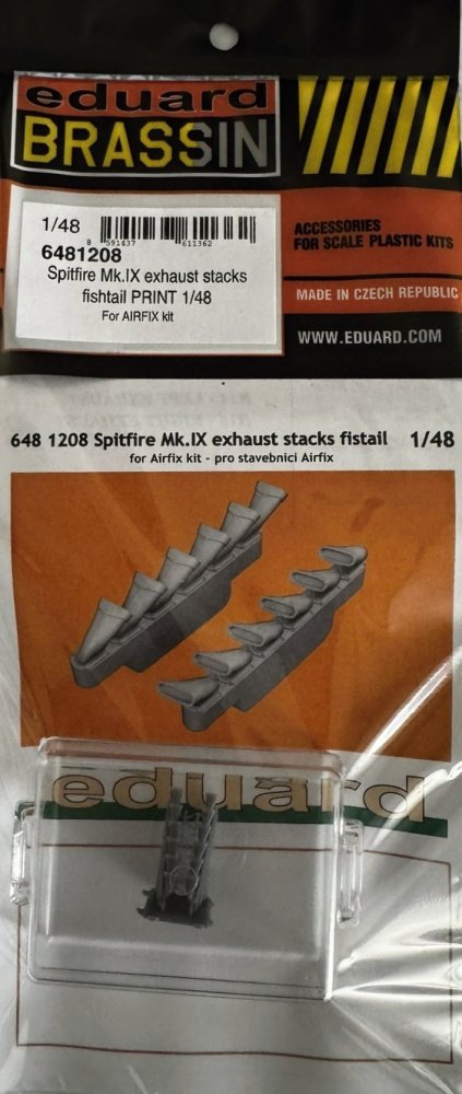 BRASSIN 1/48 Spitfire Mk.IX exh.stacks fishtail