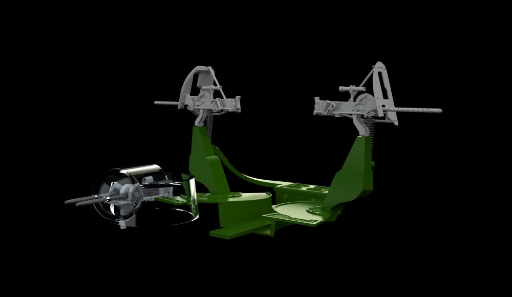 BRASSIN 1/48 PBY-5A machine guns PRINT (EDU/REV)
