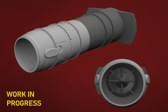 BRASSIN 1/48 MiG-15 exhaust nozzle PRINT (EDU)