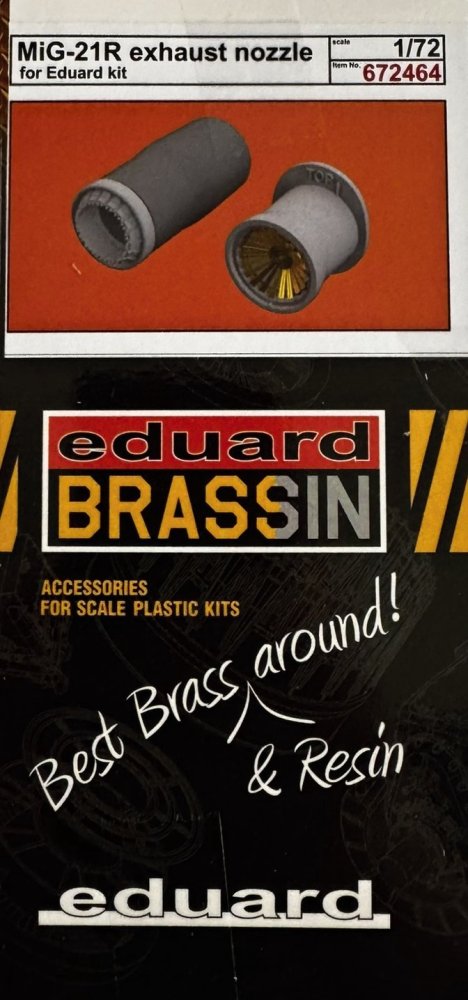 BRASSIN 1/72 MiG-21R exhaust nozzle (EDU)