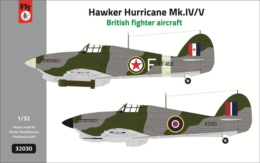 1/32 Hawker Hurricane Mk.IV/V (7x camo)
