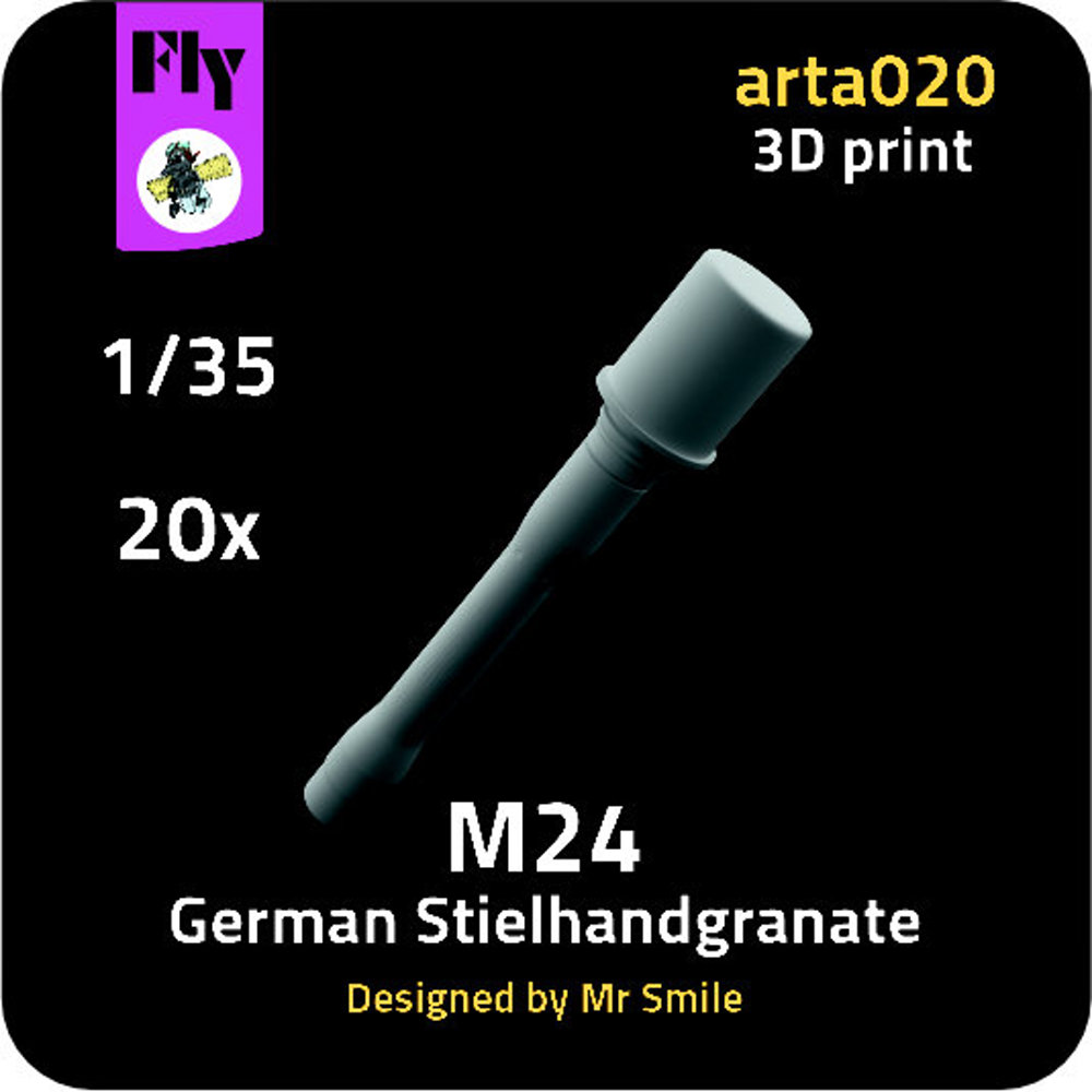 1/35 M24 German Stielhandgranate (20 pcs.)