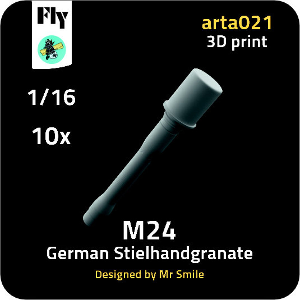1/16 M24 German Stielhandgranate (10 pcs.)
