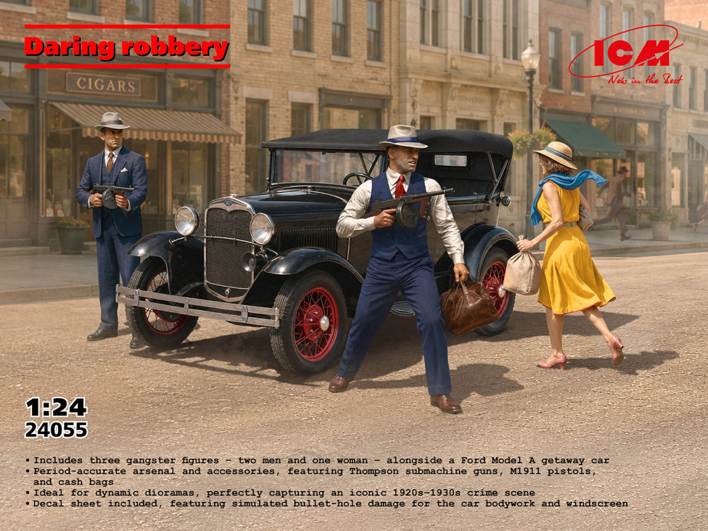 1:24 Daring robbery (Ford Model A & 3 fig.)