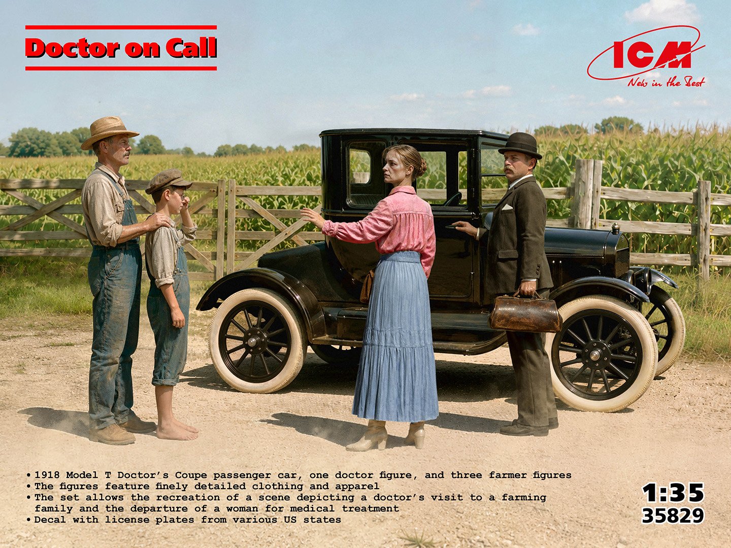 1:35 Doctor on Call (1918 Model T & 4 fig.)