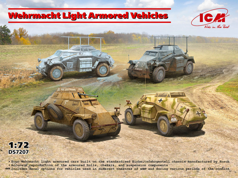 1:72 Wehrmacht Light Armored Vehicles