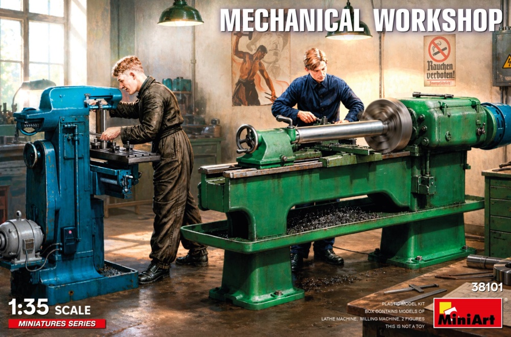 1:35 Mechanical Workshop (2 fig. & 2 machines)