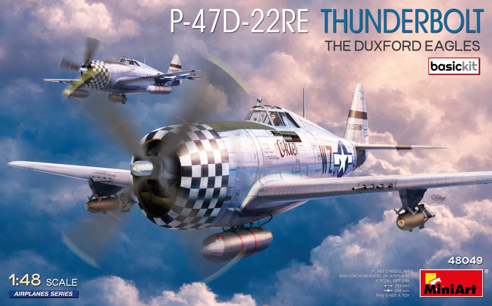 1:48 Republic P-47D-22RE Thunderbolt Duxford Eagles (BASIC Kit)