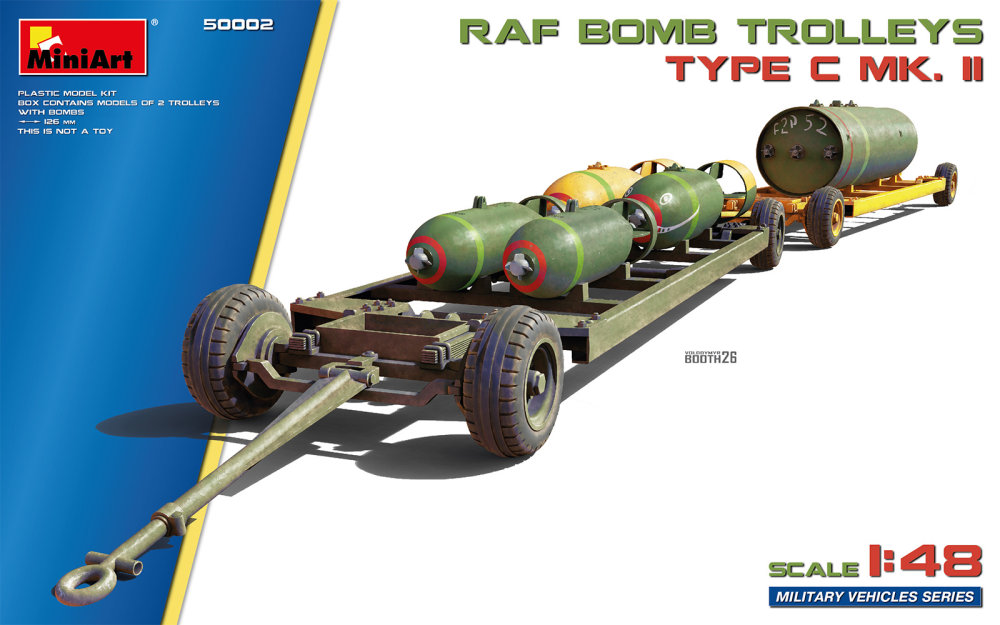 1:48 RAF Bomb Trolleys Type C Mk. II 