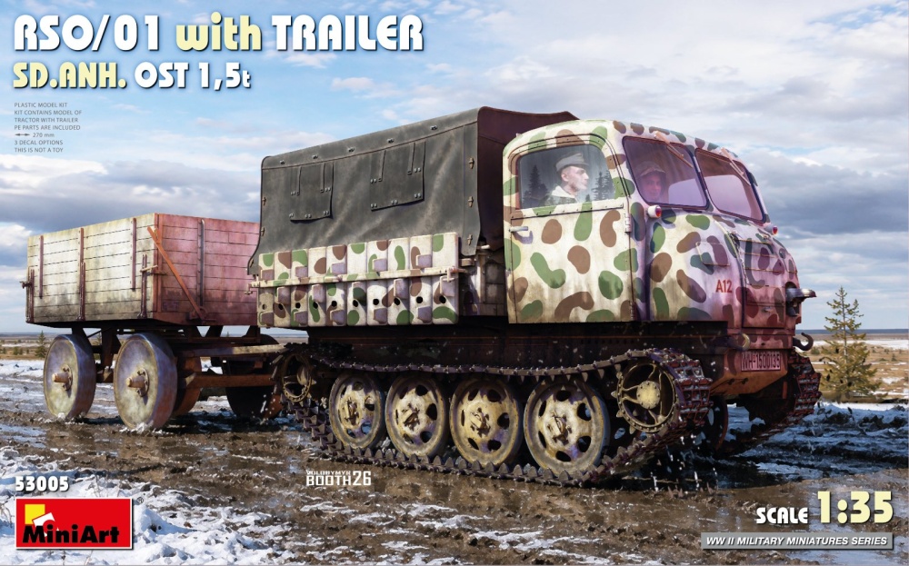 1:35 RSO/01 w/ Trailer SD.ANH. Ost 1,5t