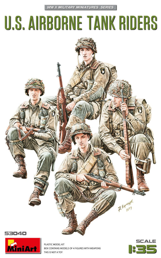 1:35 U.S. Airborne Tank Riders (4 fig.)