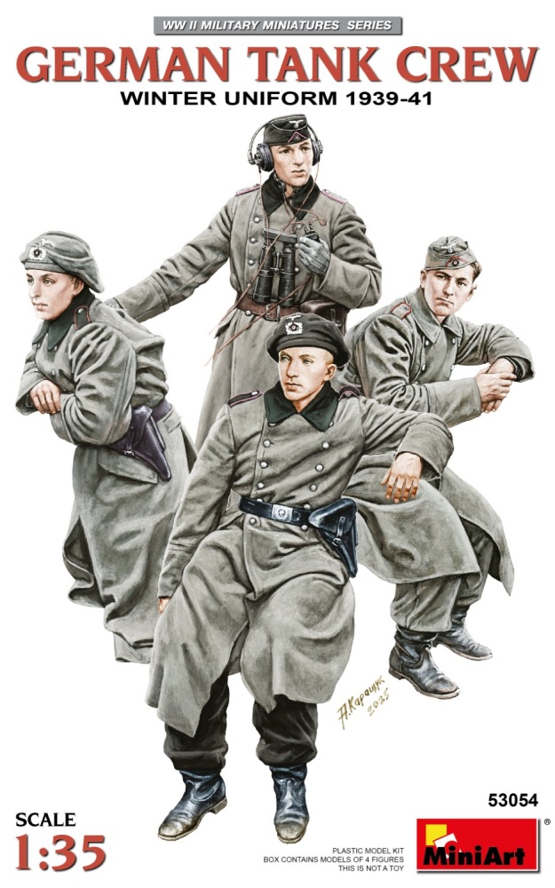 1:35 German Tank Crew, Winter Uniform 1939-41