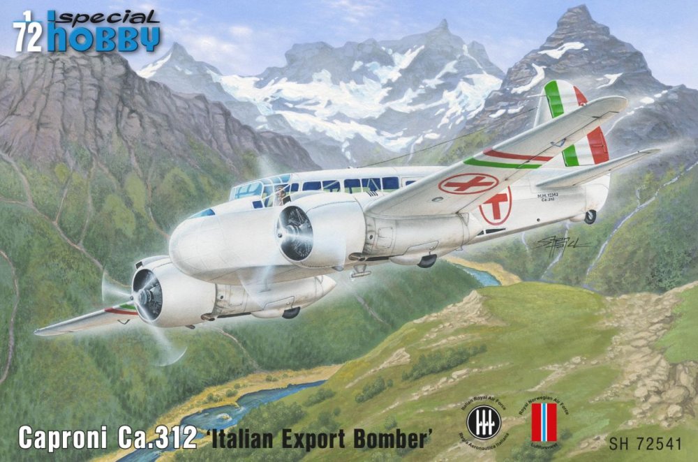 1/72 Caproni Ca.312 'Italian Export Bomber' 