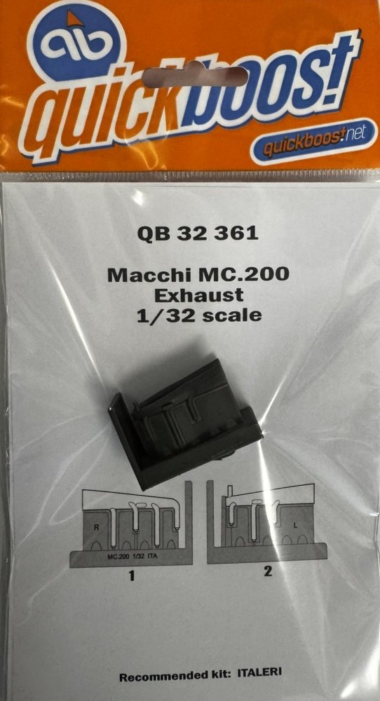 1/32 Macchi MC.200 exhaust (ITAL)