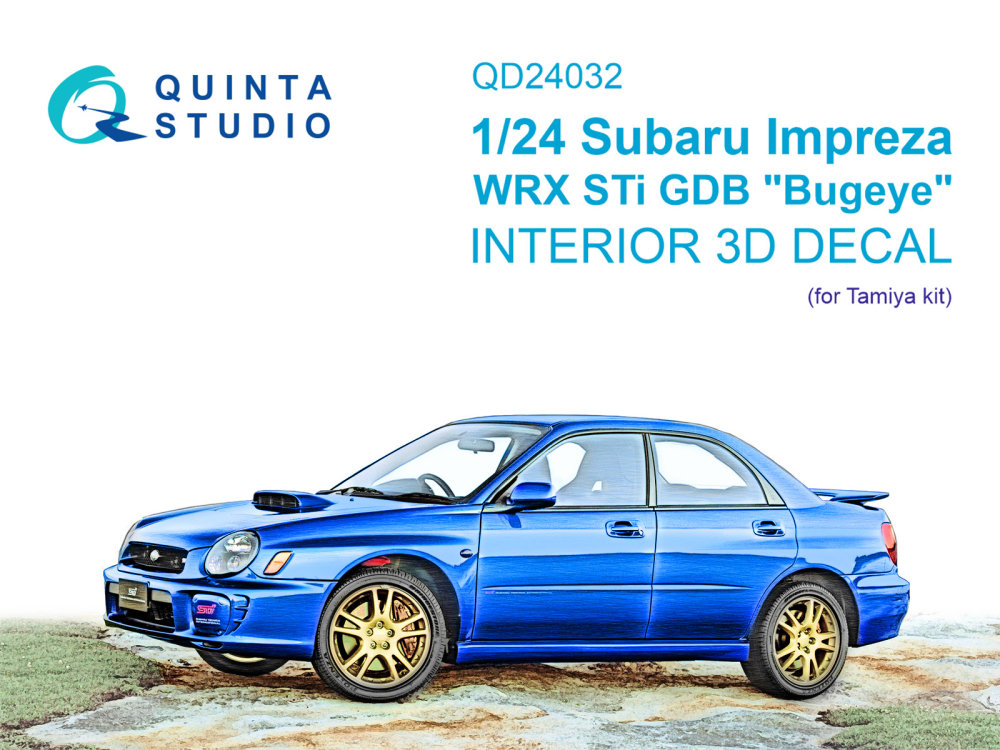 1/24 Impreza WRX STi GDB Bugeye 3D Inter. (TAM)