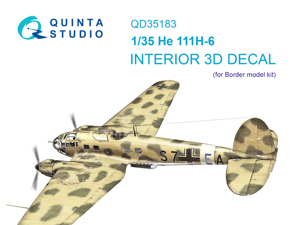 1/35 He 111H-6 3D Interior (BORDER)
