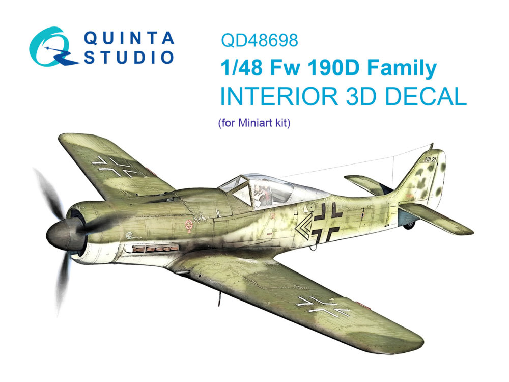 1/48 Fw 190D family 3D Interior (MINA)