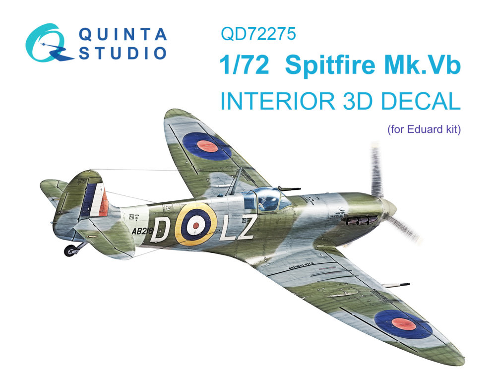 1/72 Spitfire Mk.Vb 3D Interior (EDU)