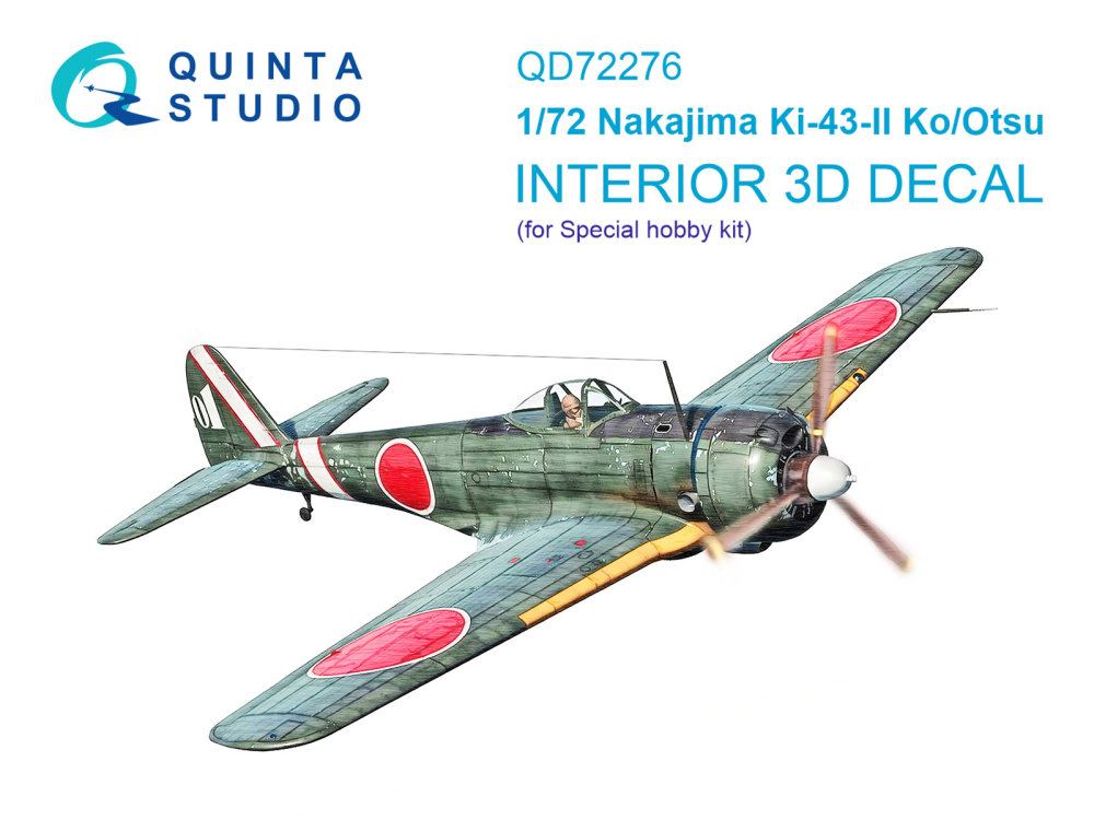 1/72 Ki-43 II Ko/Otsu 3D-Print&col. Inter. (SP.H.)