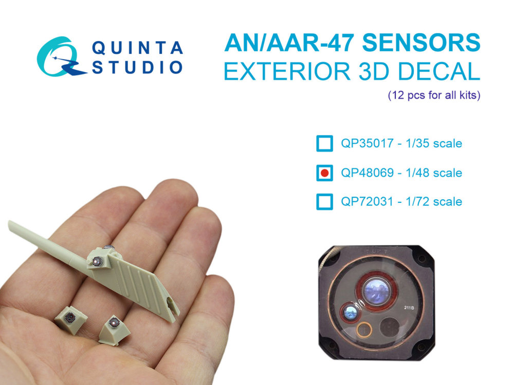 1/48 AN/AAR-47 sensors (All kits)