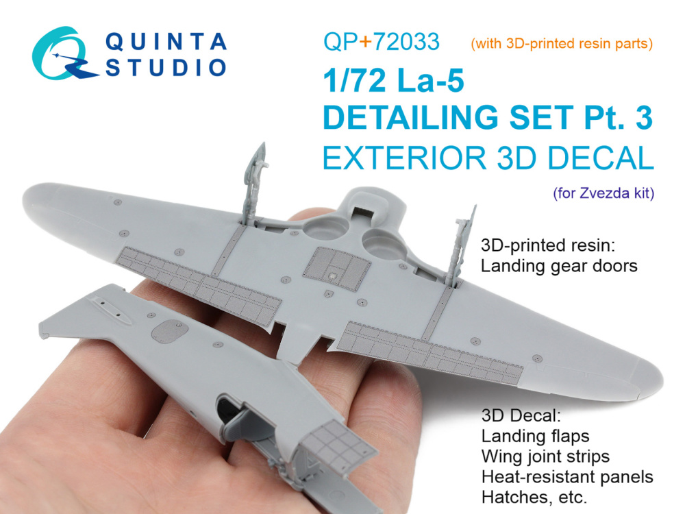 1/72 La-5 Detailing Set - Part 3 (ZVE)