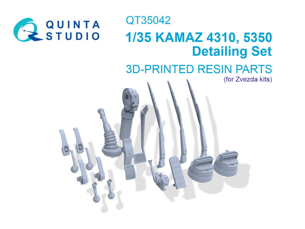 1/35 KAMAZ 4310, 5350 Detailing set (ZVE)