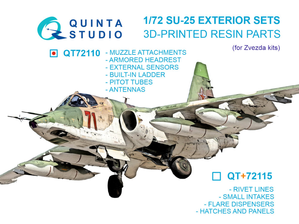 1/72 Su-25 Exterior Set Pt.1 (ZVE)