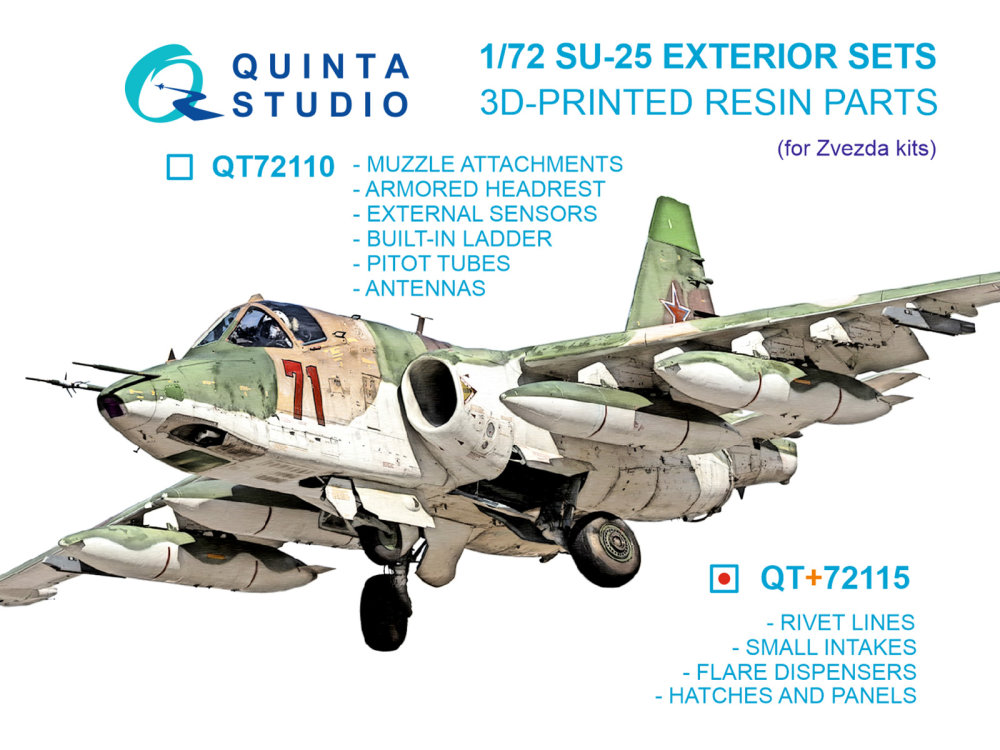 1/72 Su-25 Exterior Set Pt.2 (ZVE)