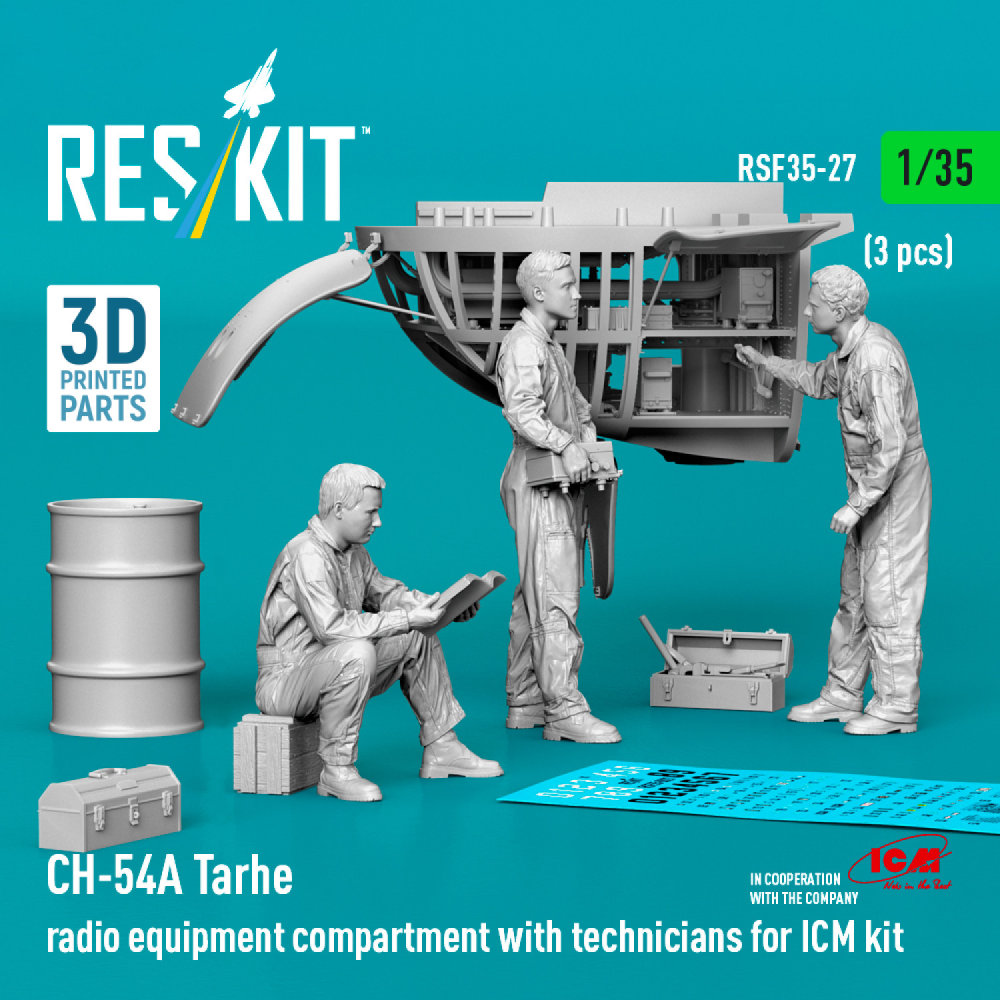 1/35 CH-54A Tarhe radio equipment compartm. (ICM) 