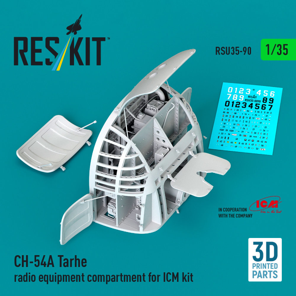 1/35 CH-54A Tarhe radio equipment compartm. (ICM) 