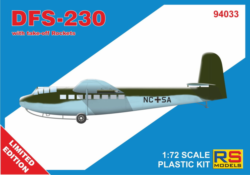 1/72 DFS-230 with take-off Rockets