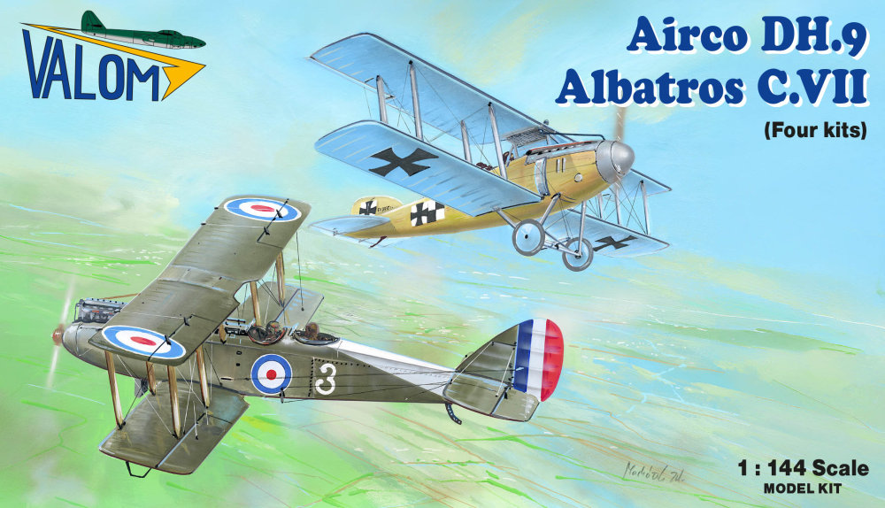 1/144 Airco DH.9 vs. Albatros C.VII (4-in-1)